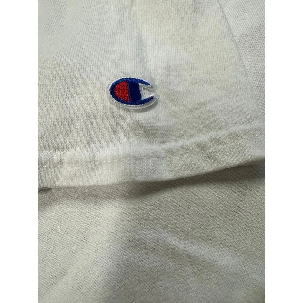 Vintage Champion Basketball Snowman Graphic Tee Men’s Large Y2K Shirt - Picture 4 of 4